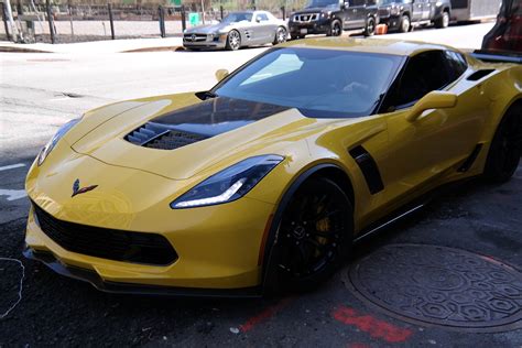 Yellow 2015 Corvette Z06 Coupe Spotted At New York Event Autoevolution