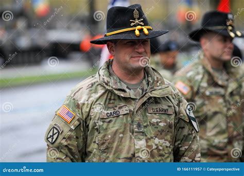 Us Army Soldiers Of The 1st Cavalry Division Take Part At The Romanian