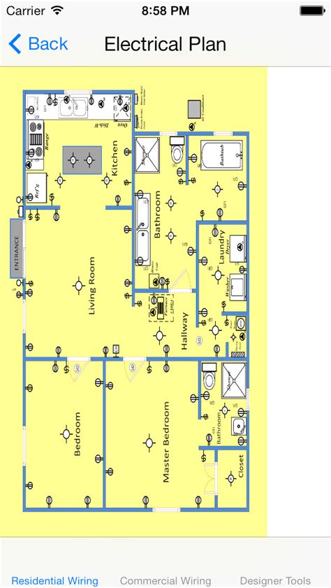 Household circuits carry electricity from the main service panel, throughout the house, and back to the main service panel. Electrical Wiring Diagrams - Residential and Commercial (ios)