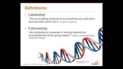The act of leading groups of people or an organization toward. Followership - The Other Half of Leadership - YouTube