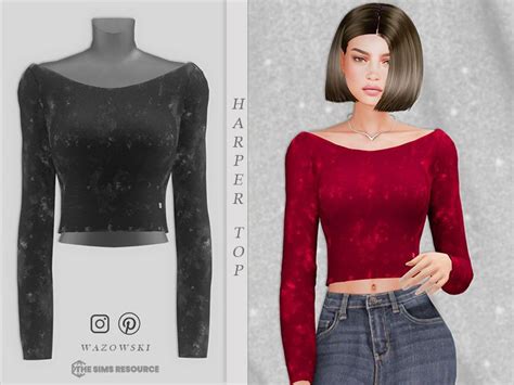 The Sims Resource Harper Top Sims 4 Clothing Dress With Corset