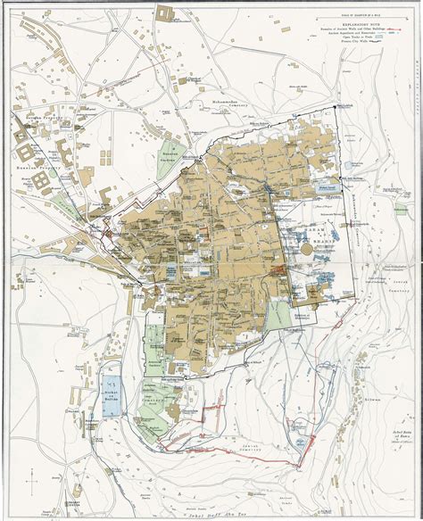 Although jerusalem remained at the heart of the christian imagination between the sixth and the twelfth centuries ce, it was not until the city came under christian rule during the crusades that it began to be mapped with detail comparable to the madaba mosaic map. Modern day Jerusalem map - Map of modern Jerusalem (Israel)
