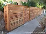 Photos of Modern Wood Fencing