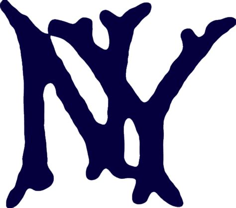 First Interlocking Ny Logo Used By The Yankees Back In 1905 Sports
