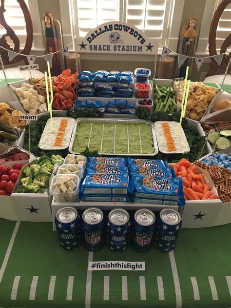 Pin by Yolanda Salinas on Dallas Cowboys Snack Stadium! #