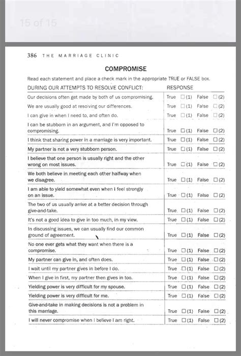 Infidelity Worksheets For Couples