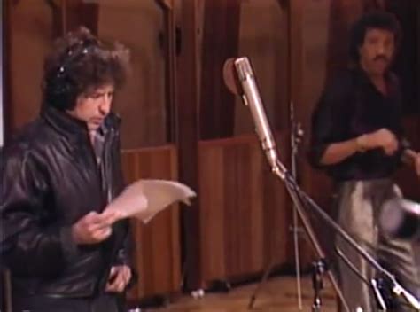 Bob Dylan Rehearsing We Are The World 1985
