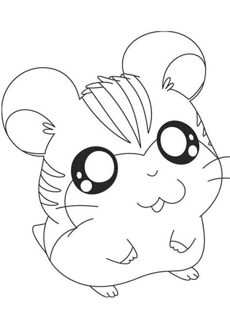 Pokemon hamster coloring page to download and print; Cute Sandy Coloring Pages - Hamtaro Coloring Pages ...