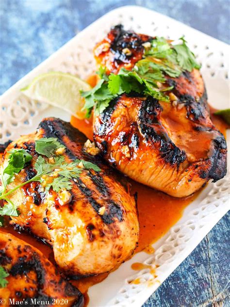 Spicy Honey Chicken Marinade Maes Menu Spicy Chicken Marinades