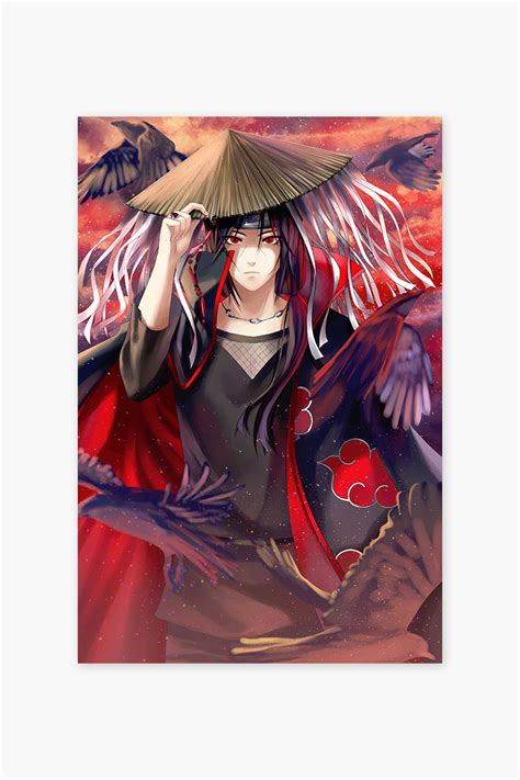 Itachi Uchiha Canvas Poster Itachi Poster Naruto Post