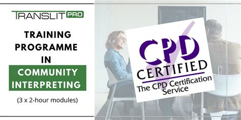Cpd Certification For The Community Interpreting Training