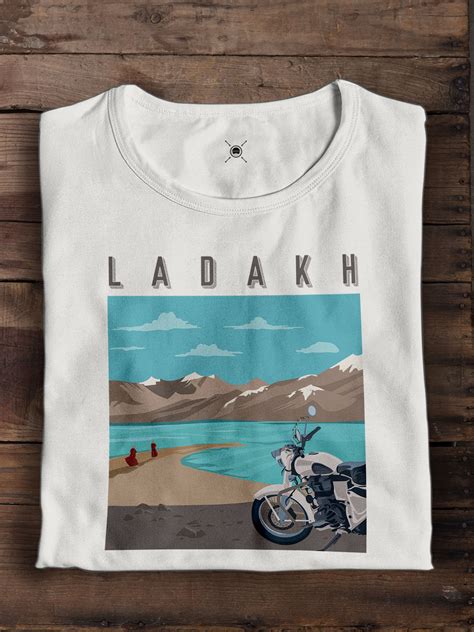Leh Ladakh Sketches Of India Graphic T Shirt For Women Bombay Trooper
