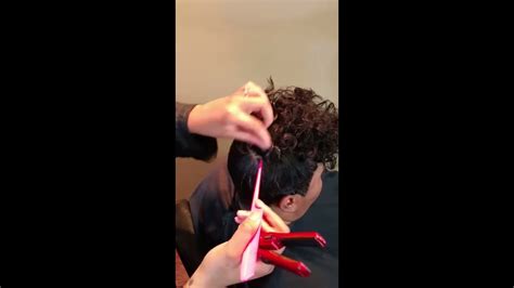 How To Install A Wig Topper For Short Hair Youtube