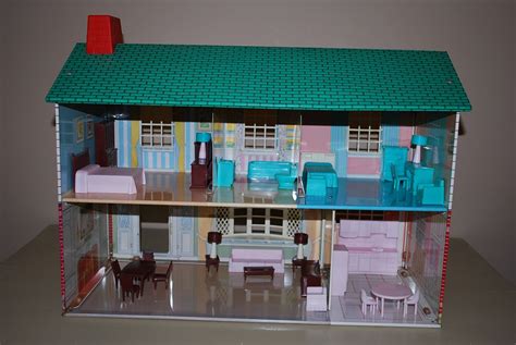metal two story dollhouse by wolverine by aglimpsefromthepast