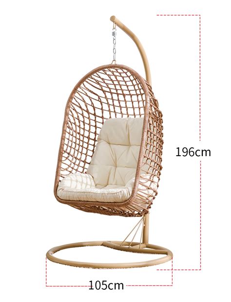 The reason being is that this particular hanging chair is handwoven. Outdoor Indoor Home Furniture Swing Rattan Egg Chair ...
