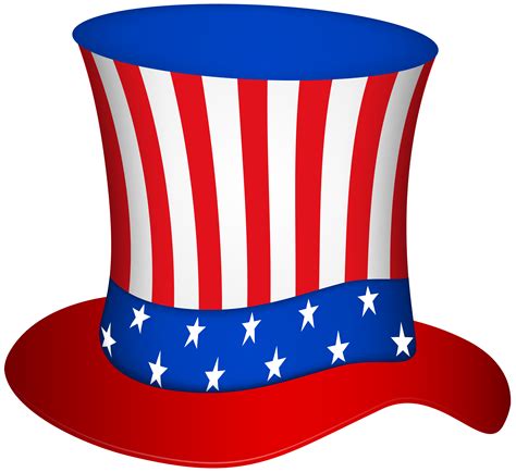 Use these images to create party invites, wall art, greeting cards, crafts and more. Uncle Sam Hat PNG Transparent Clip Art Image | Gallery ...
