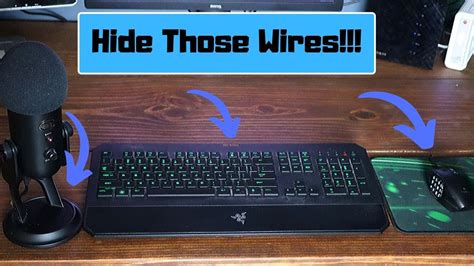 Wires and cords can build up fast at your desk, especially when you've got an intense computer setup. Drilling Holes In Gaming Desk? Hide those wires!!! - YouTube