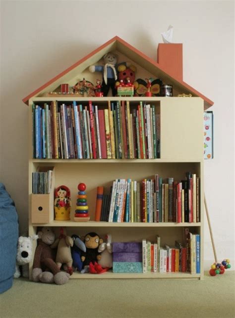 Creating designs for kid's bedroom requires paying attention to. 15 DIY Dollhouse Bookcase Plans | Guide Patterns