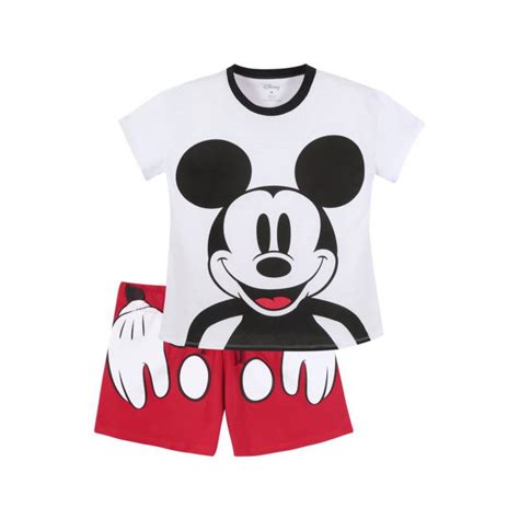 Disney Pijama Mc Mujer Mickey Mouse Blanco