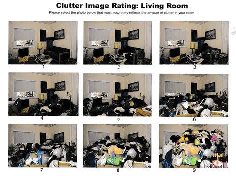 Clutter Image Rating Scale Living Room Your Life Simplified Llc