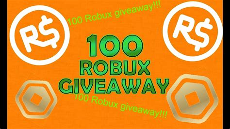 100 Robux Giveaway Ended Youtube