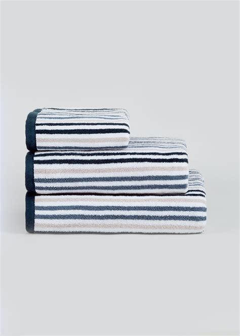 There is a formula for picking towels, and it's simple: 100% Cotton Stripe Towels - Blue in 2020 | Blue towels ...