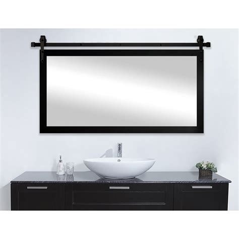 Made of high quality silvered mirror, this simple and functional mirror provides maximum clarity. Gracie Oaks Nicholle Horizontal Barn Bathroom/Vanity Mirror & Reviews | Wayfair