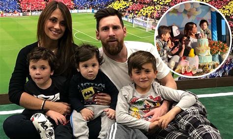 Leo Messi Celebra El Cumpleaños De Ciro Su Hijo Menor