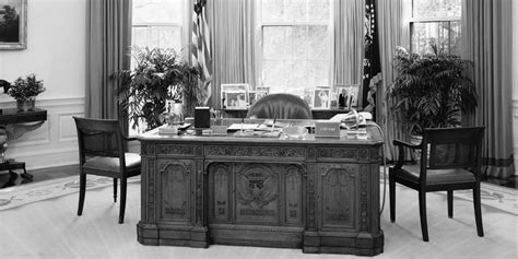 Maison Blanche Le Bureau Présidentiel Ou Bureau Ovale Avec Le