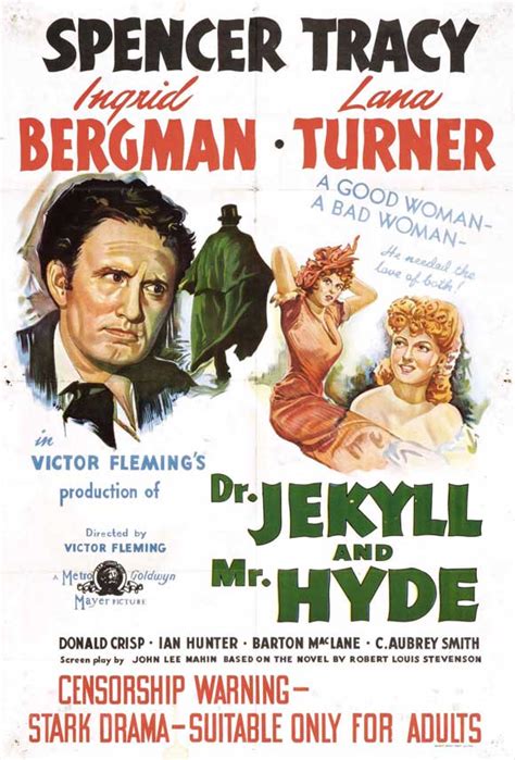 Docteur Jekyll Et Mister Hyde Dr Jekyll And Mr Hyde 1941