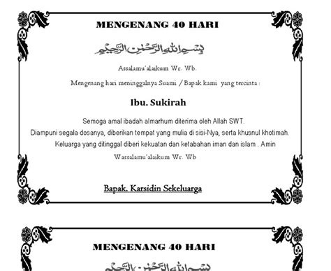 Download Ucapan 100 Hari Nasi Kotak Word – Nkrai Info