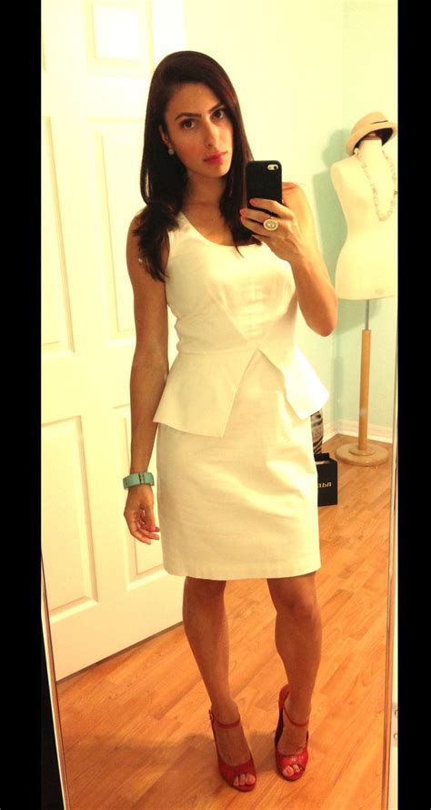 Date Night Outfit White Peplum Dress Serious Selfie Status Haha White Peplum Dress Peplum