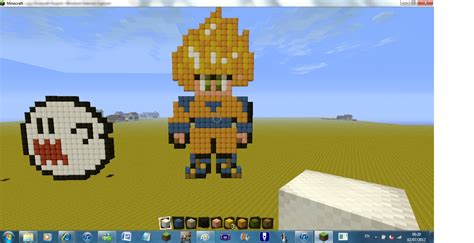 You can have it as a childhood memories or as a perfect gift for your family, your friends, and your beloved ones. 8 bit Goku Minecraft Project