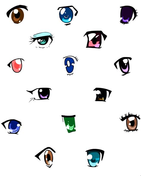 Eyes are the windows to the soul, so naturally, they are one of the most emphasized aspects of character design in anime. Anime Female Eyes by Super-PrincessPeach on DeviantArt