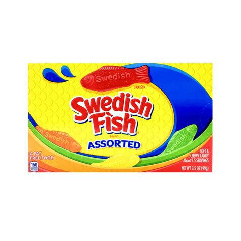 Swedish Fish Assorted Tb 12x350oz Pacific Candy Wholesale