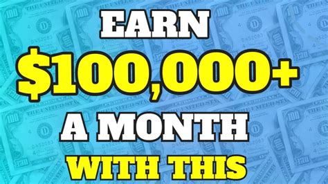 Earn 100k A Month With This Passive Income