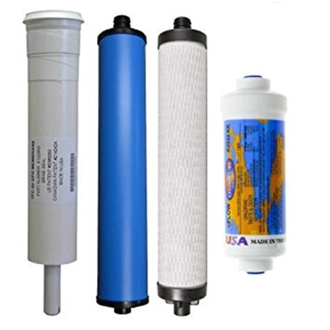 Microline 3 Stage Ro Replacement Kit Two Filters 50 Gpd Membrane