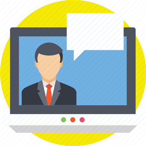 Teleconference, video call, video calling, video chat, video conference icon