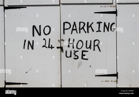 No Parking Sign Stock Photo Alamy