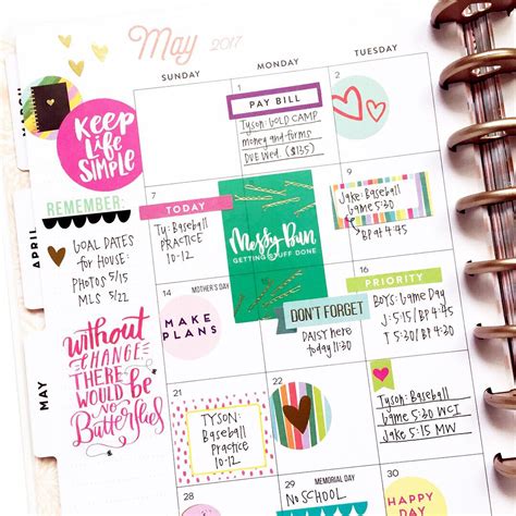 Mambi Happy Planner Layout Free Planner The Happy Planner Planner