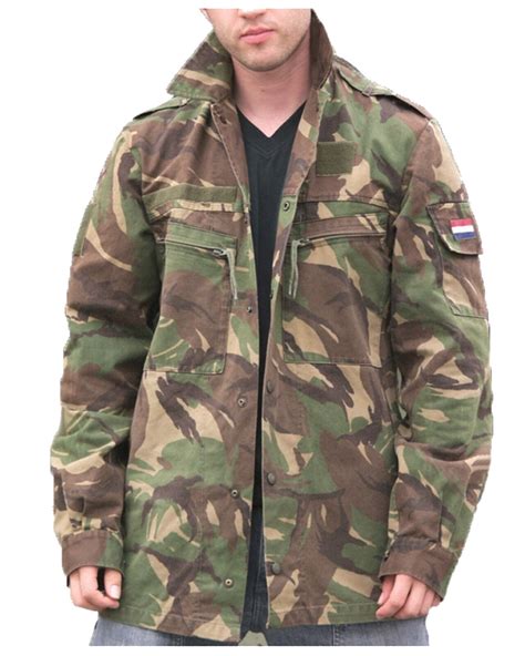 Genuine Dutch Army Issue Dpm Camo Field Jacket Military Camouflage