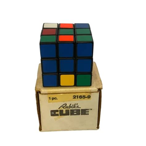 Vintage Rubiks Cube Original 1980s With Box 2165 9 2999 Picclick