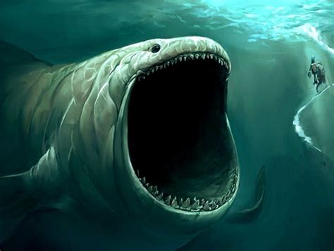 The Bloop Scary Fish Sea Monsters Creature Art