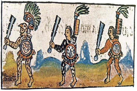 Aztec warriors with Spartan and Illyrian shields | COGNIARCHAE