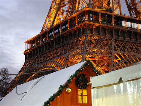 The Eiffel Tower At Christmas Time French Moments