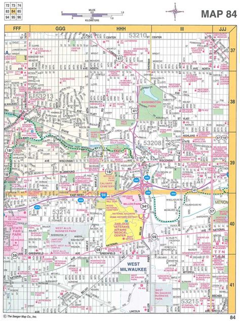 Themapstore Warren 8 County Atlas