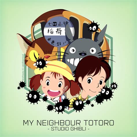 Studio Ghibli My Neighbour Totoro Fan Art By Valdikentod On Deviantart