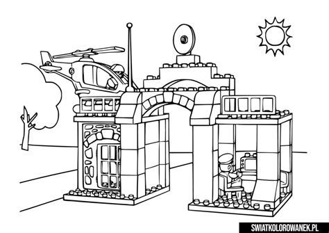 Policja Kolorowanki Lego City Darmowe Kolorowanki Do Druku