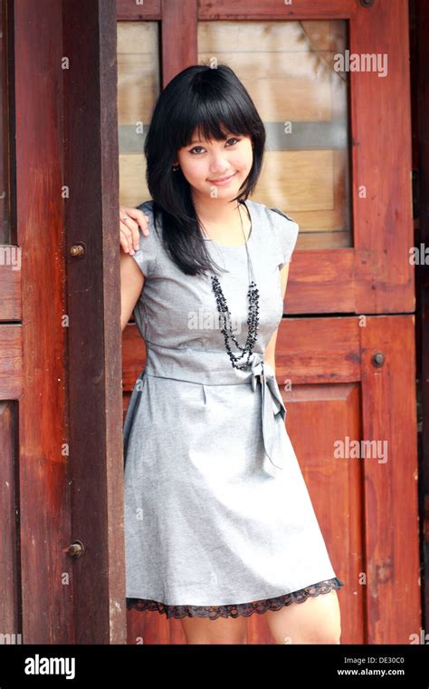 A Cute Indonesian Girl Stock Photo Alamy