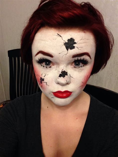 First Time Doing Halloween Makeup On Myself Broken China